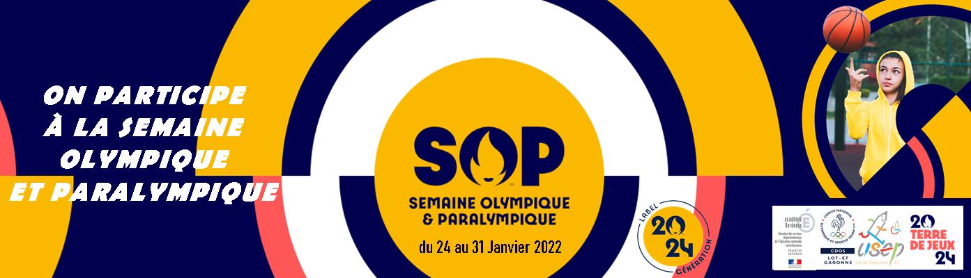 La Semaine Olympique et Paralympique: on participe!